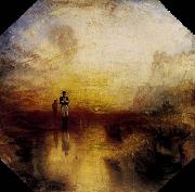 Joseph Mallord William Turner War, the Exile and the Rock Limpet oil